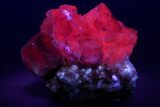 Purple Cubic Fluorite Crystal - Morocco #261714-1